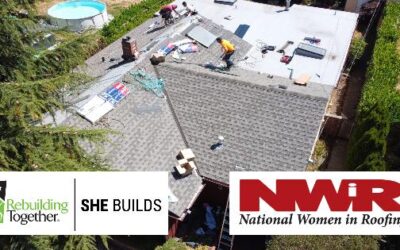PABCO Roofing Participates in This Year’s She Builds Reroofing Event | Roofers Coffee Shop