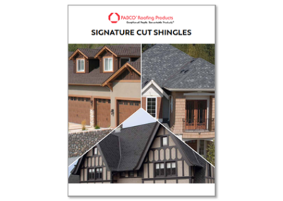 Signature Cut Shingle Brochure