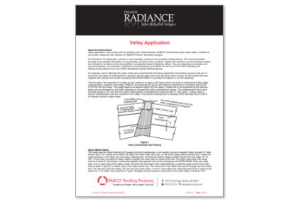 Premier Radiance Valley Instructions