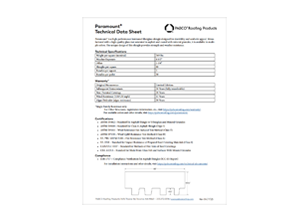 Paramount – Technical Data Sheet