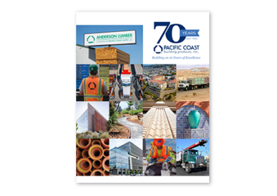 Pacific Coast Building Products 70th Anniversary